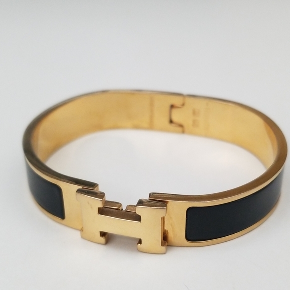 Hermes Black and Gold Bracelet - Picture 5 of 8